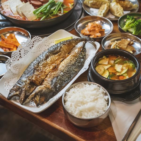 E9.broiled Mackerel+Soybean Stew
