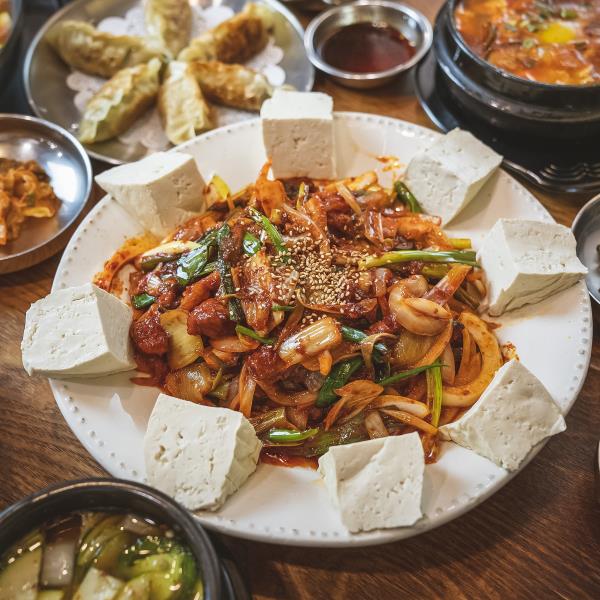 H1.tofu With Kimchi&pork Stir-Fry