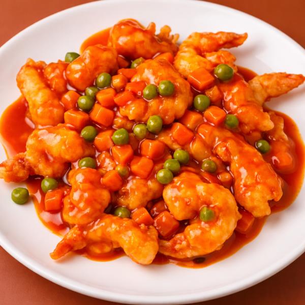 Prawns With Chili Sauce