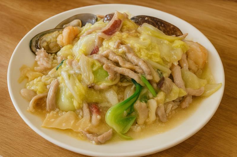 Seafood Over Rice