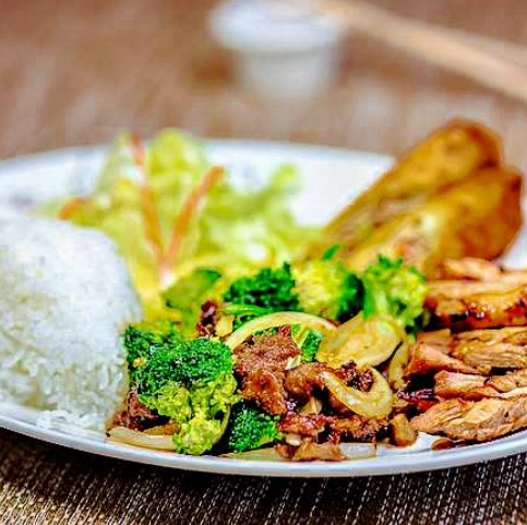 C2. Chicken Teriyaki & Broccoli Beef
