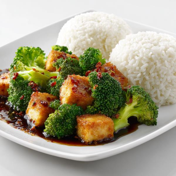 Stir Fried Tofu and Broccoli
29. Broccoli Tofu