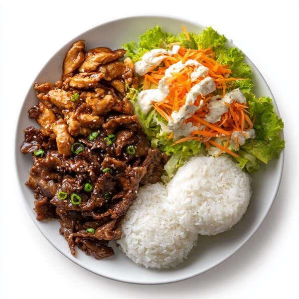 Chicken Teriyaki & Pork Teriyaki
12. Chicken & Pork