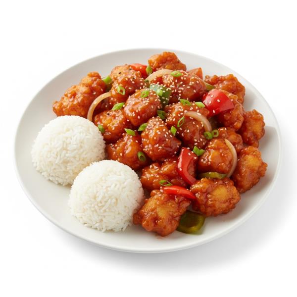 Deep Fried Chicken With Sweet & Sour Sauce
23. Sweet & Sour Chicken