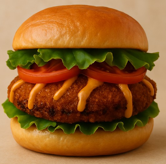 Katsu Portobello Mushroom Burger