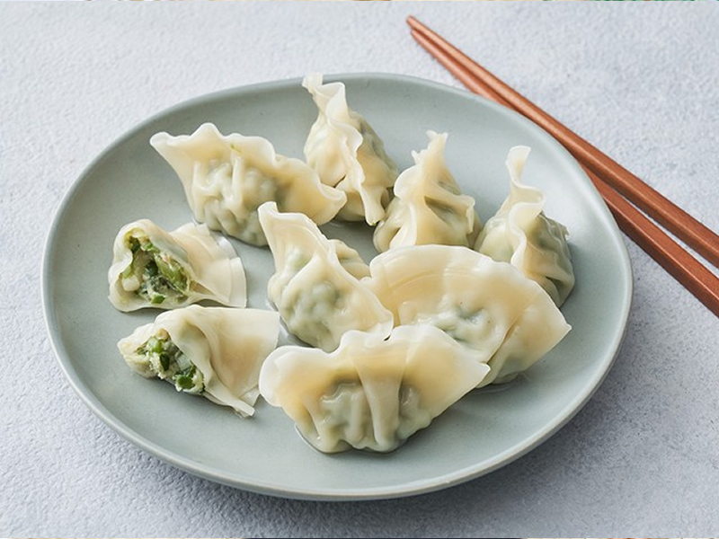 Soft steamed dumplings stuffed with juicy pork and mixed vegetables, served warm and tender. Water Dumpling (5Pcs)