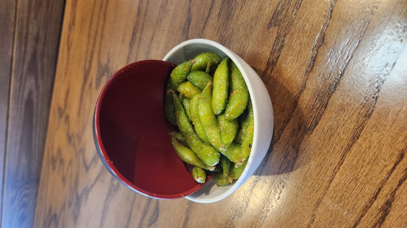 Garlic Spicy Edamame