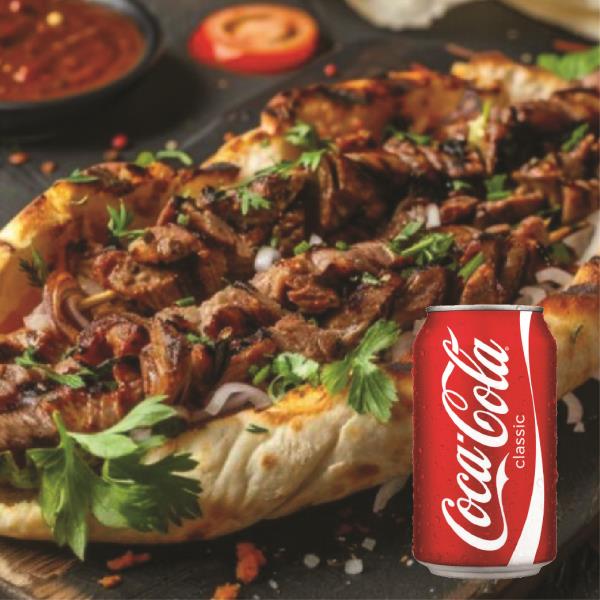 Chicken Tika Doner Fries, Soda