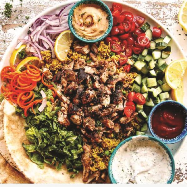 Jumbo Grilled Plater, Fries, Any Drink