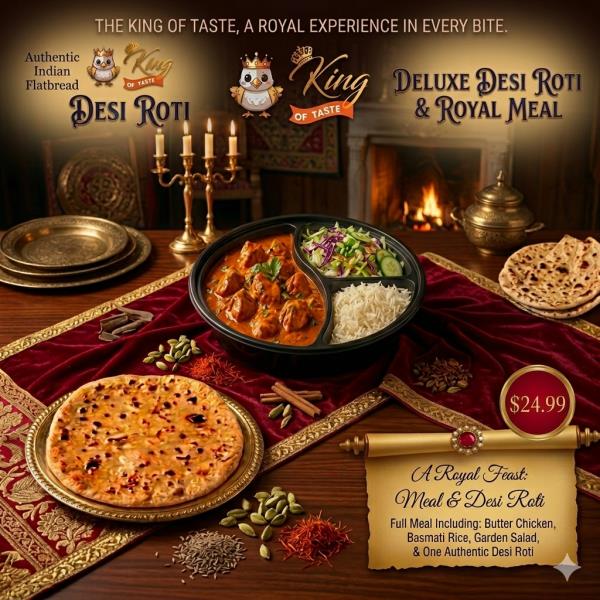 Meal & Desi Roti