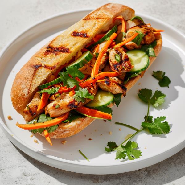 Grilled Chicken Banh Mi