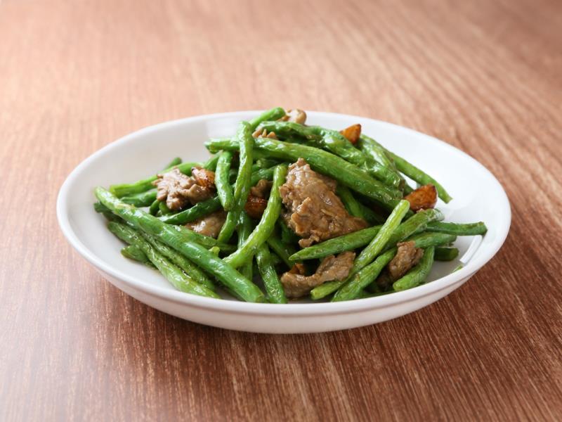 Sauteed Garlic Green Bean W/ Beef