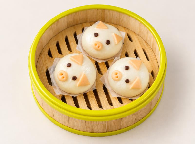 Piggy Custard Bun (3)