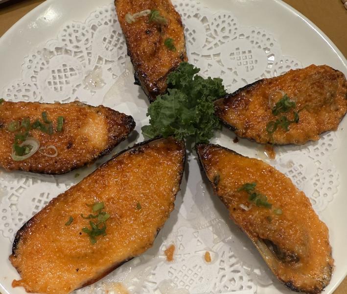 Baked Green Mussel