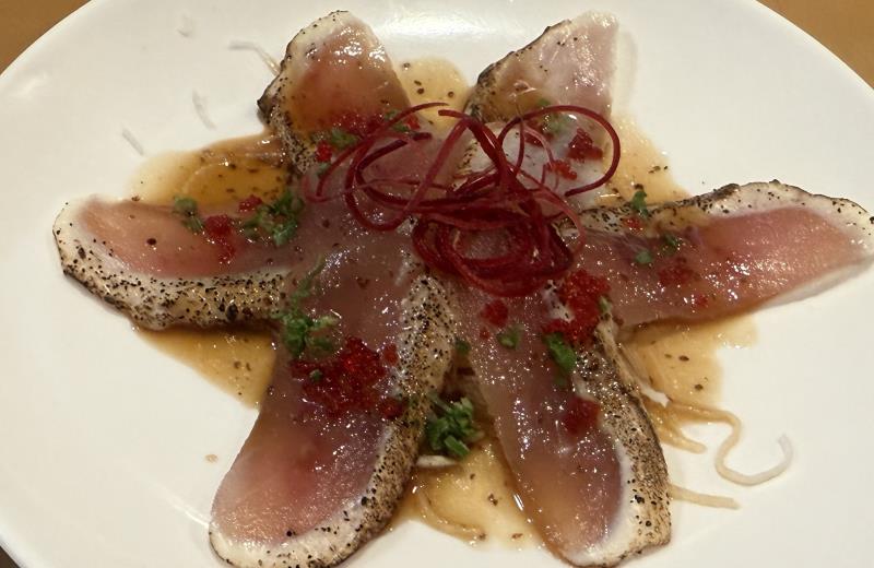 Seared Albacore Sashimi