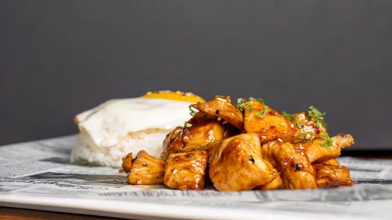 Chicken Tender Teriyaki Rice Plate
