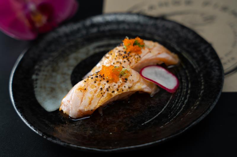 A La Carte Seared Pepper Salmon