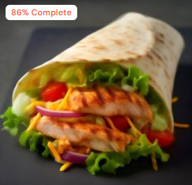 Cajun Chicken Wrap