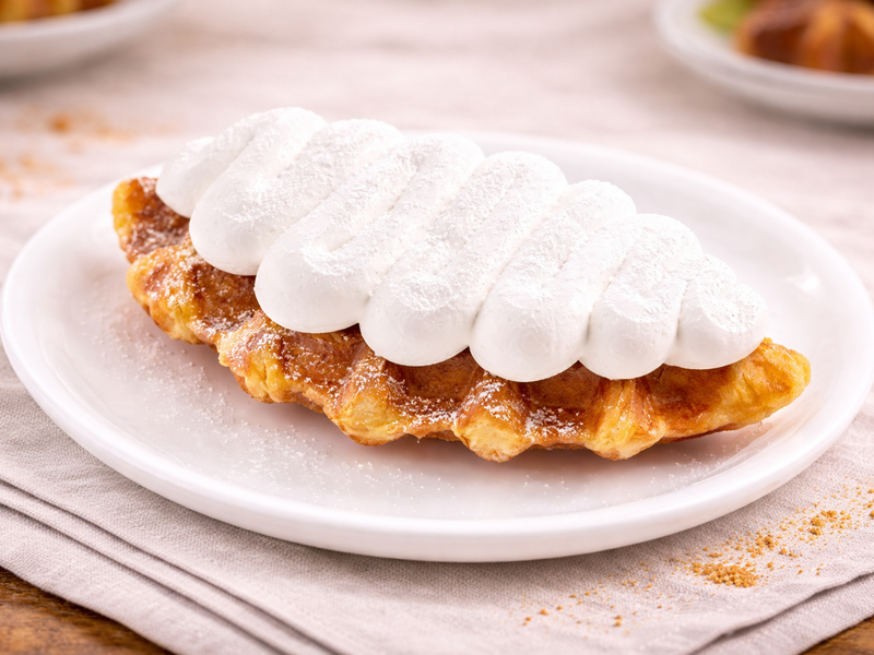 Fresh Cream Croffle