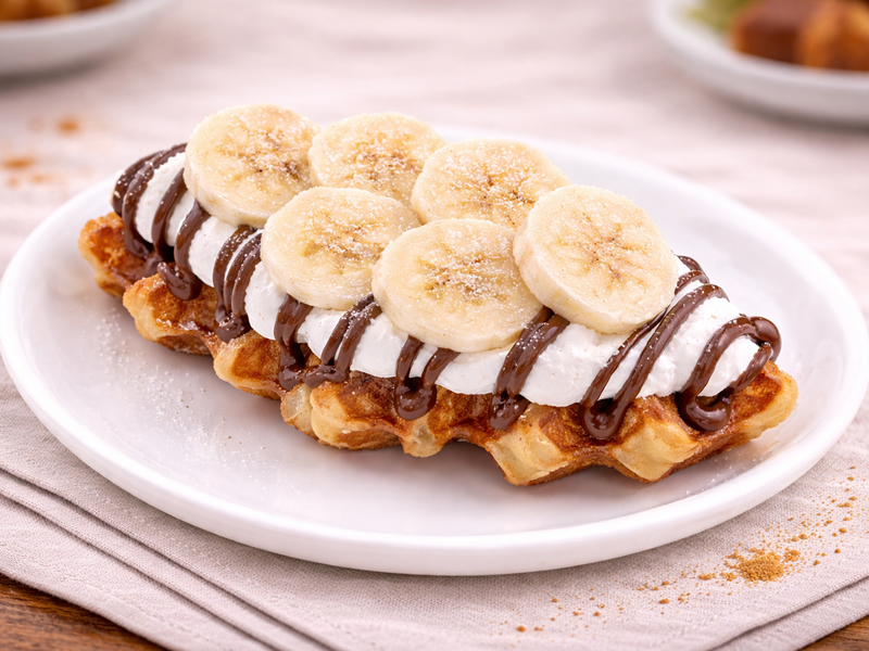Nutella Banana Croffle