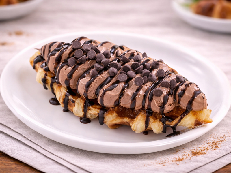 Triple Choco Croffle