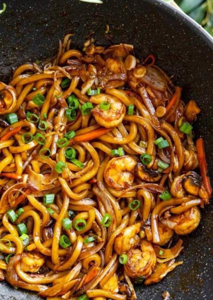 A54.spicy Stir Fried Udon