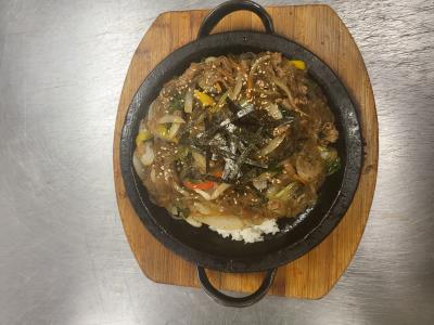 [Japchae] Hot Stone Bibimbop