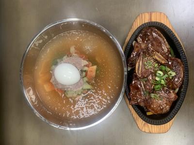 Cold Noodle + Galbi