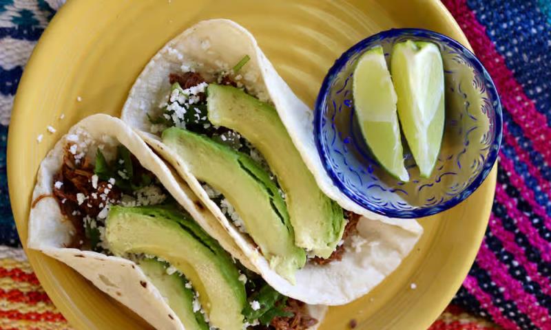 (3) Avocado Tacos