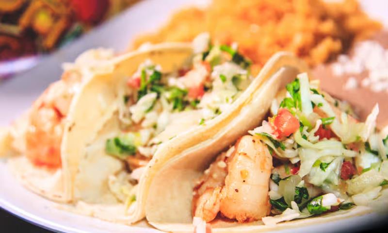 (3) Shrimp Tacos Plat