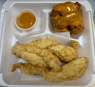 Chicken Tenders(5Pcs) W/ Wings(5Pcs) & Drink