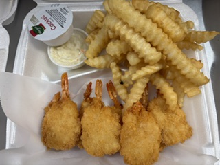 Shrimp(8Pcs) W/ Fries & Drink