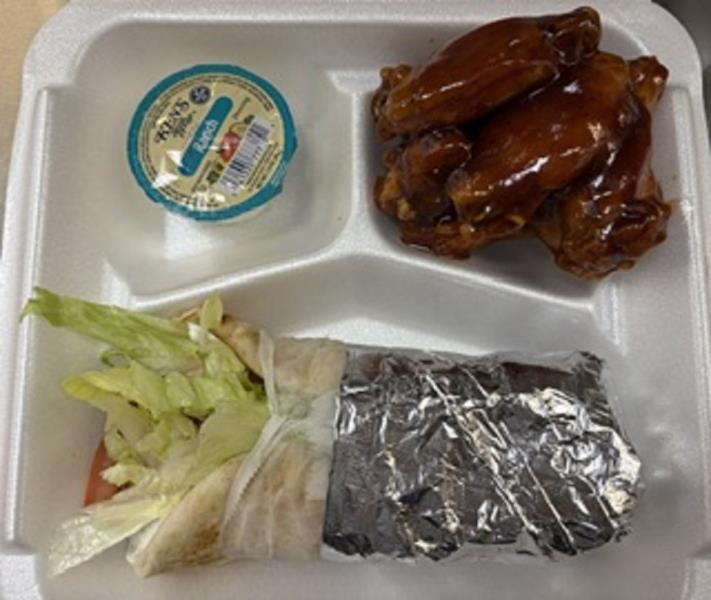 Gyro W/ Wings(5Pcs) & Drink