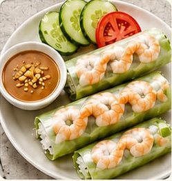 1) Spring Rolls (2Pcs)