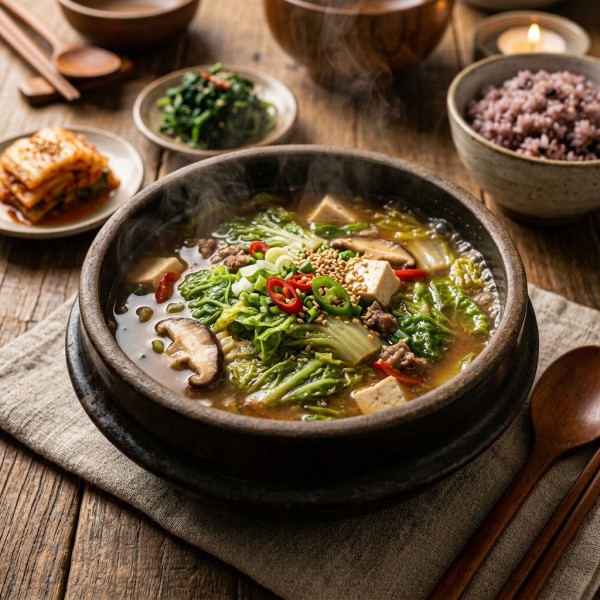 Eolgari Cabbage Soybean Soup
