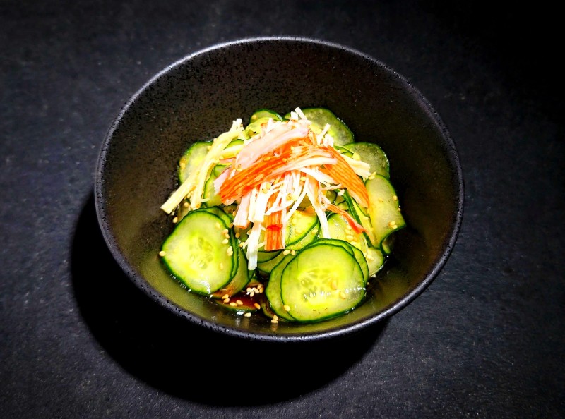 S Cucumber Sunomono