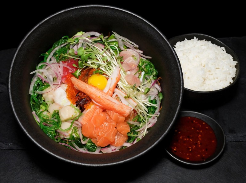Spicy Chirashi Donburi