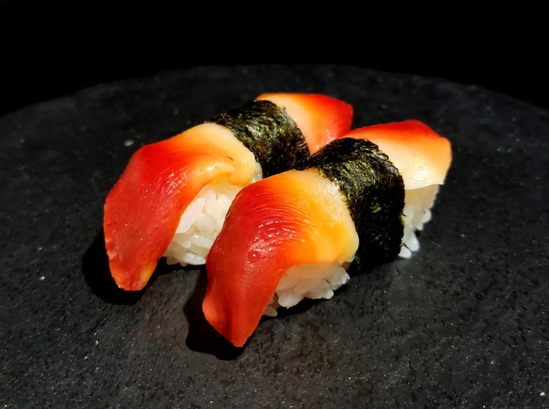 Orange Clam Sushi