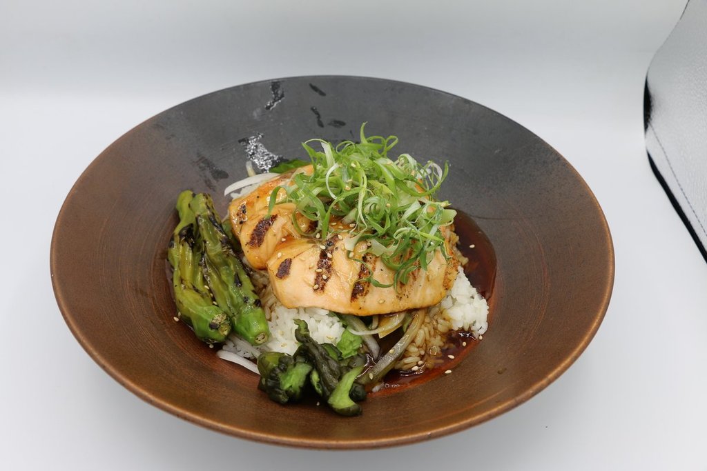 Salmon Teriyaki Don