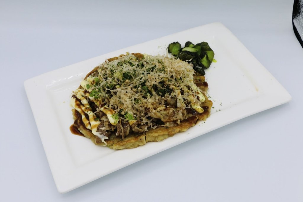 Sukiyaki Beef Okonomiyaki